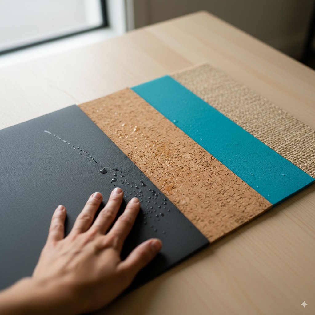 Yoga Mat Material Samples