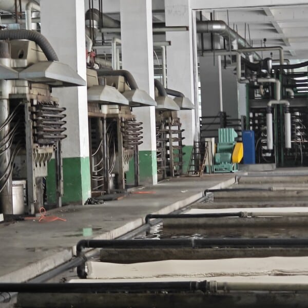 Automatic TPE yoga mat foaming and production line in our factory